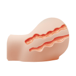 Вибромастурбатор 16,6х15х10,3см (вагина и анус) Baile Crazy Bull Realistic Busty Butt BM-009141Z-1