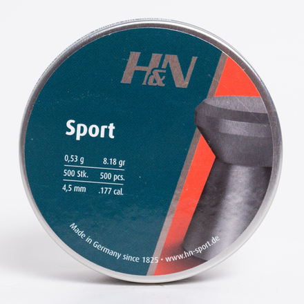 Пули H&N Sport 4,5 мм 0.53 г (500 шт)