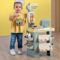 Детский игровой супермаркет Smoby 350244 со сканером светом звуком и 35 аксессуарами от 3 лет — фото 4