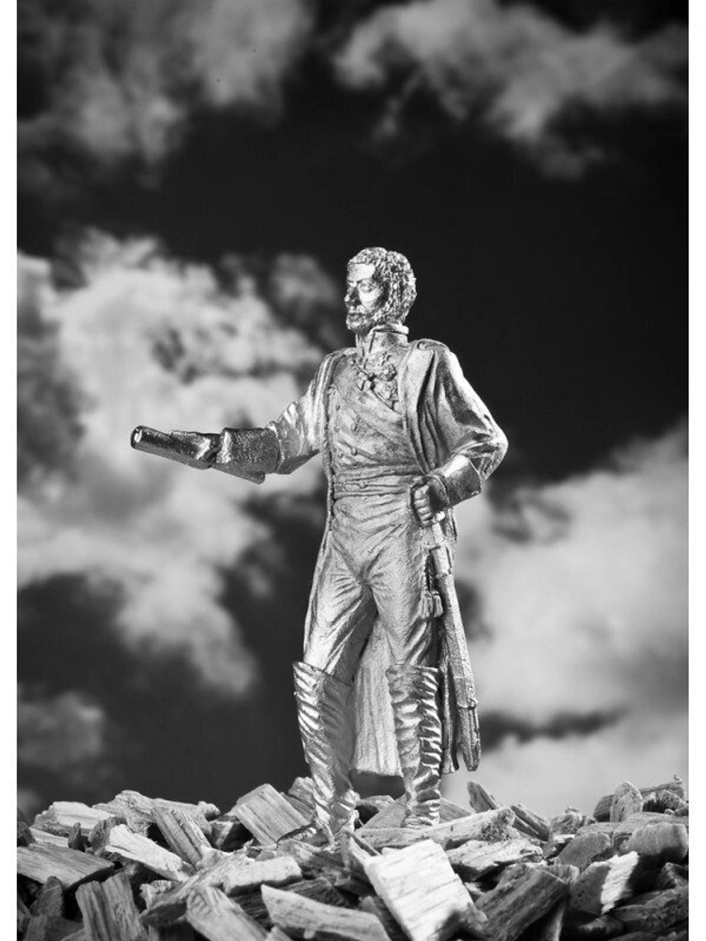 Оловянная фигурка Багратион, 1812 г.