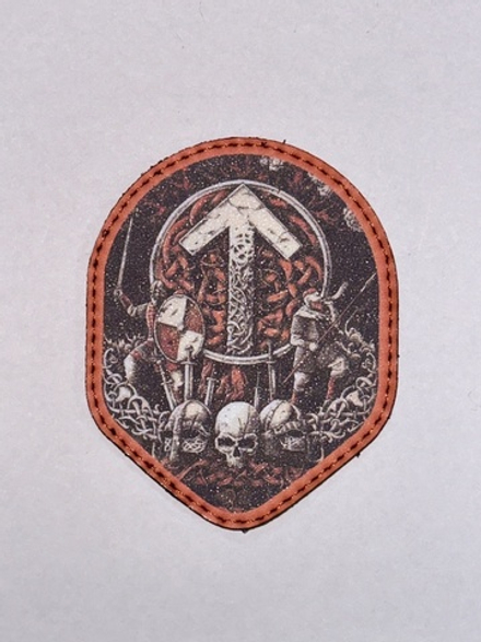 Шеврон Руна Т Черепа + Викинги (G)