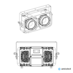 Блайндер сценический Amixled 2x300 IP65 MOVE BLINDER