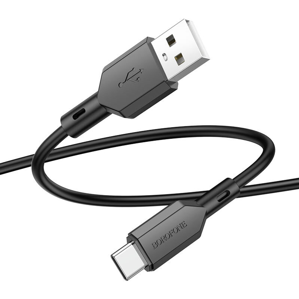 Кабель USB - TypeC BOROFONE BX70 (черный) 1м