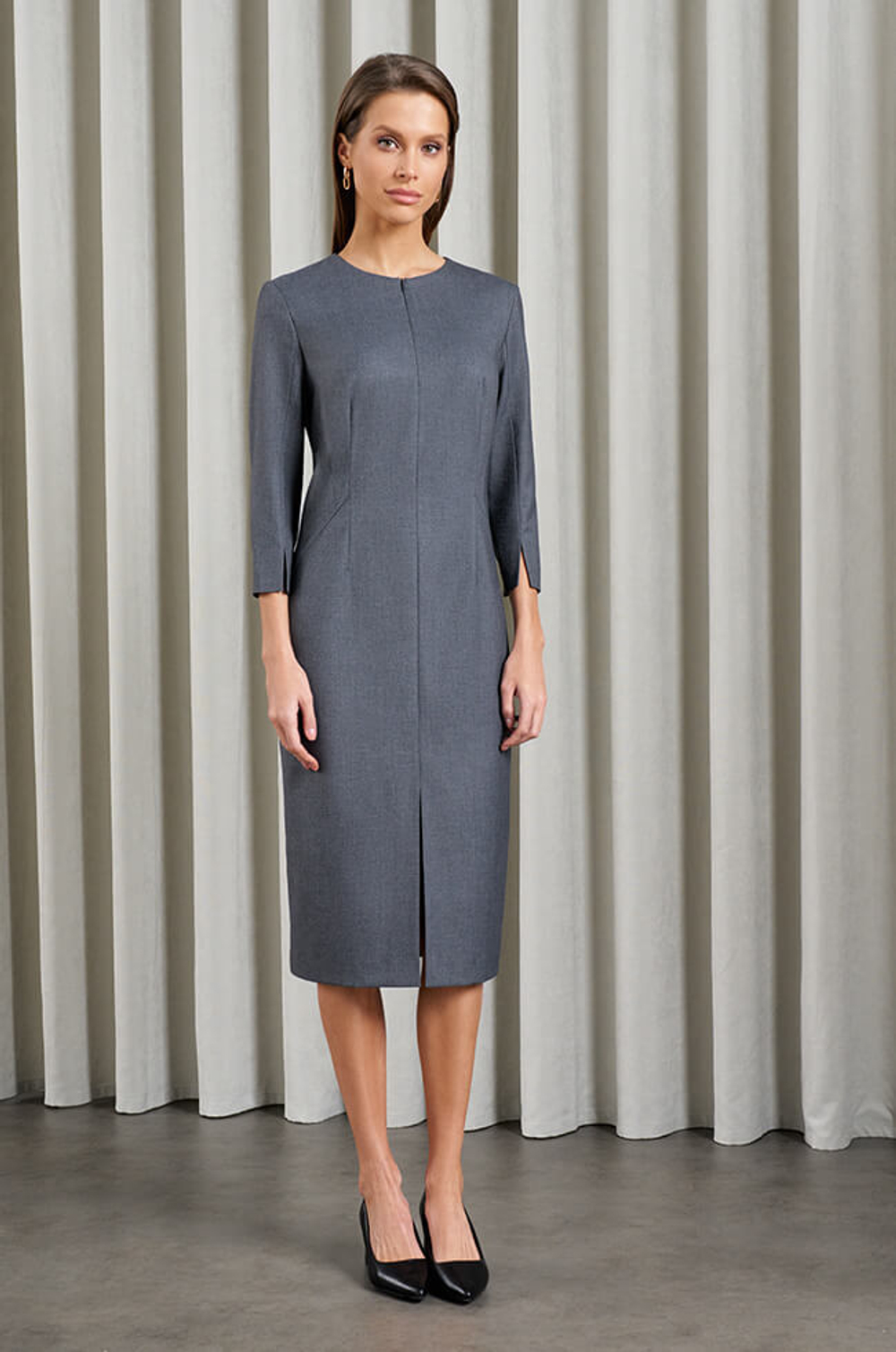 51520 Платье женское (серый)