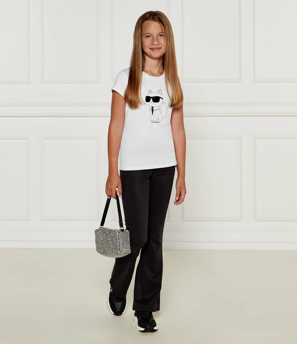 Футболка Karl Lagerfeld Kids - белый(Z30211)
