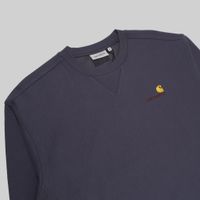  Толстовка мужская Carhartt WIP American Script Sweatshirt артикул:I025475_zeus - купить в магазине Дайс