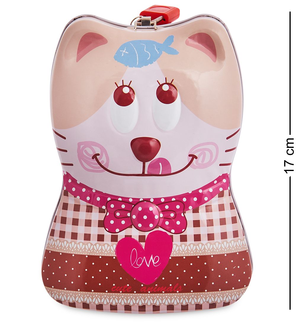 BX- 83/2 Металлическая копилка «Кот»