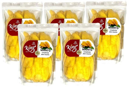 Натуральное сушеное манго King, 5000 грамм