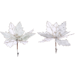 Пуасентия на клипсе 14х20см House of Seasons мятная/кремовая 2 вида