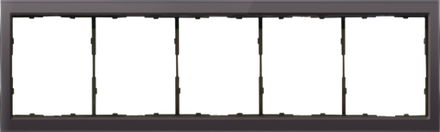 Рамка 5-я стекло мокко,  серия R98 Glass
