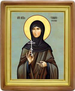 Тамара Проворкина преподобномученица. Икона на холсте.