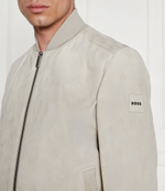 Кожаная куртка бомбер Joflag BOSS ORANGE - кремовый(50519197)