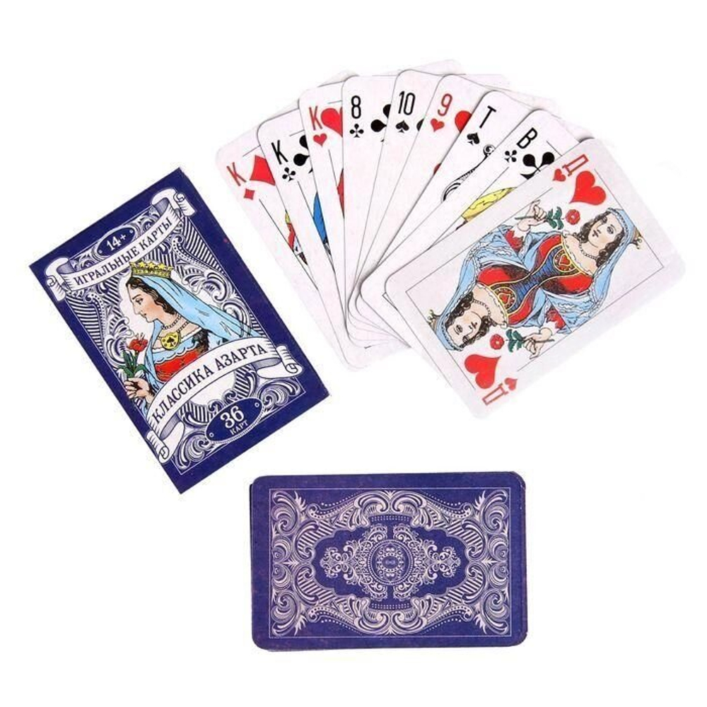 Игральные карты "Классика азарта", 36 карт