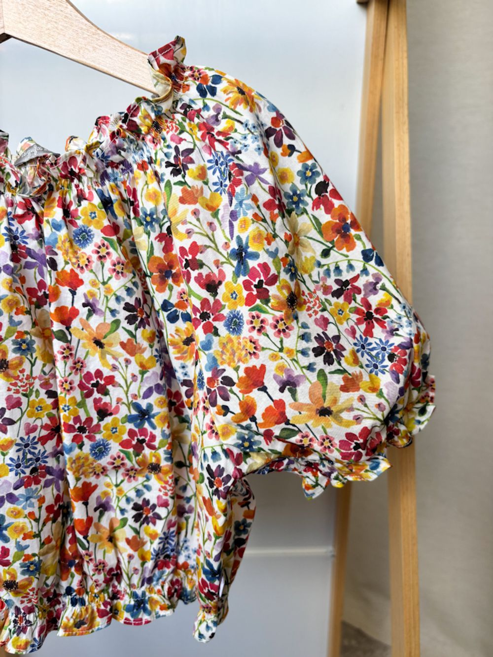 Хлопковая блузка Il Gufo, 128