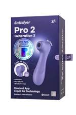 Сиреневый вакуумный стимулятор клитора Satisfyer Pro 2 Generation 3 с управлением через приложение (Цвет: сиреневый)