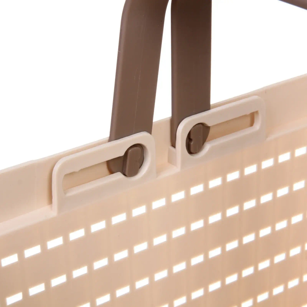 Корзинка для хранения с ручками «ФЛОДАРЛИНГ», цвет слоновая кость, 31*22.8*18.2см