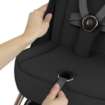 Коляска Cybex Coya Rosegold Frame Aton S2 i-Size Moon Black Sepia Black с дождевиком и бампером