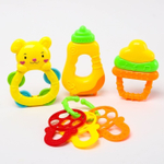 2072838/Набор погремушек (4 шт в упак) с прорезывателями, в/п 26*17,5 см/12