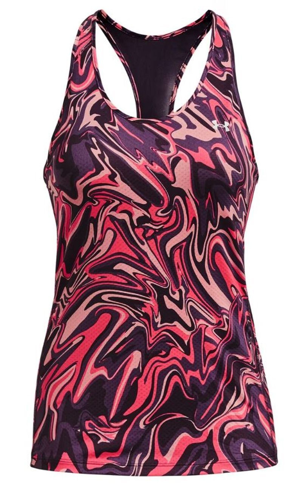 Женский топ теннисный Under Armour HeatGear Armour Racer Tank - tux purple/iridescent