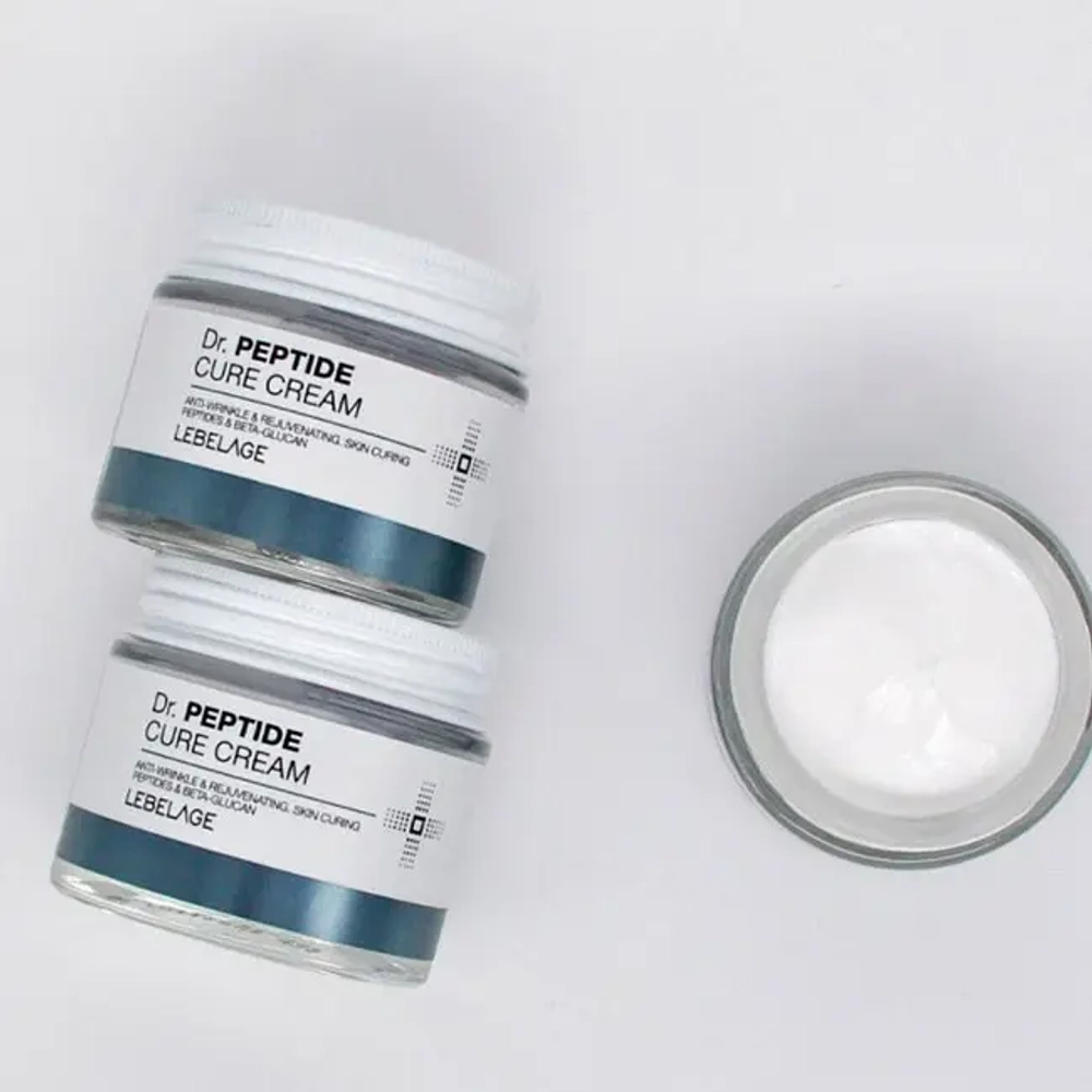 Антивозрастной крем с пептидами Lebelage dr. Peptide cure cream (70мл)