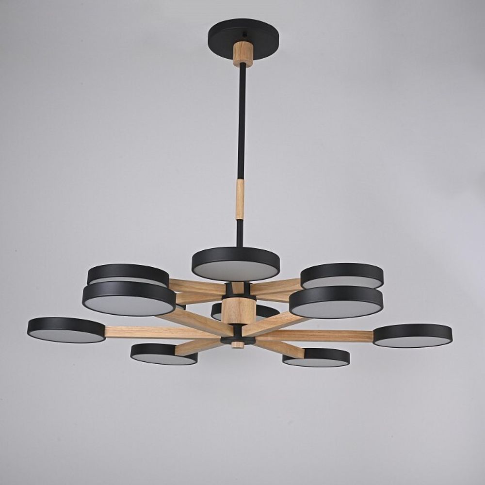 Люстра на штанге Imperiumloft TURNA Black TURNA-DBL01