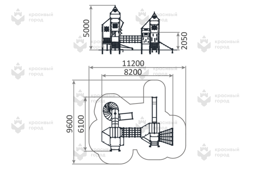 Игровой комплекс Небесное дерево тип-3