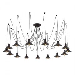 Citilux Эдисон CL451152 Люстра паук Венге