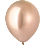 Шар латексный Хром 25 см (Красный)