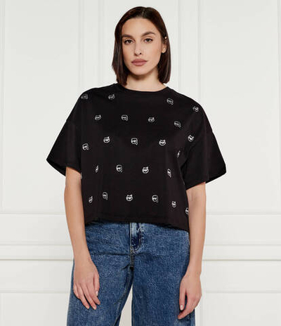 Футболка ikonik 2.0 rs Karl Lagerfeld - черный(246W1701)