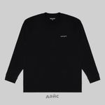  Лонгслив мужской Carhartt WIP Script Embroidery артикул:I032306_black - купить в магазине Дайс