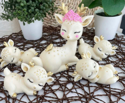 Шоколадная фигурка Олененок (глазурь)