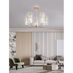 Люстра Rivoli Zoe 1064-305 5хЕ14 40 Вт хрусталь | Rivoli