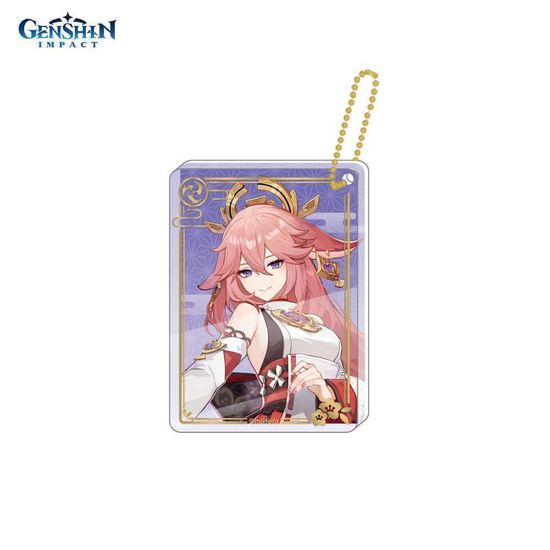 Брелок акриловый  Yae Miko 6975628241781