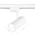ST661.546.20 Св-к трек. Белый LED 1*20W 4000K 1 600Lm Ra&gt;90 38° IP20 L150xW70xH202 165-265V Трехфазная трековая система
