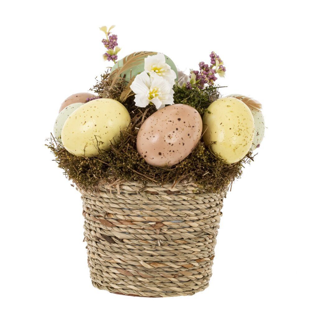 GAEM Цветочная композиция "Пасхальная", L15 W15 H16 см