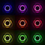 Citilux Неон Смарт CL731A330E RGB Умная подвесная люстра Белая