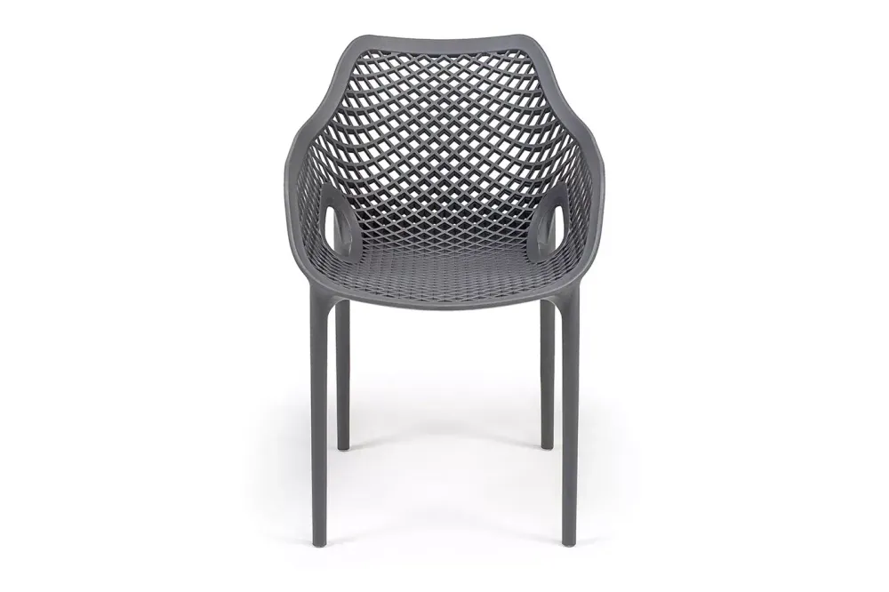 "Беллини" стул пластиковый, цвет темно-серый