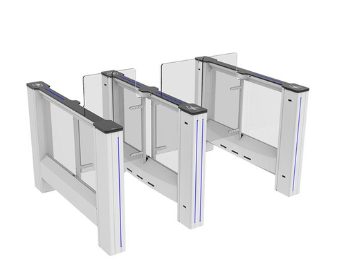 Турникет с распашными створками двухпроходный SWING GATE SWG90M комбинированный, ширина прохода 550 + 900 мм