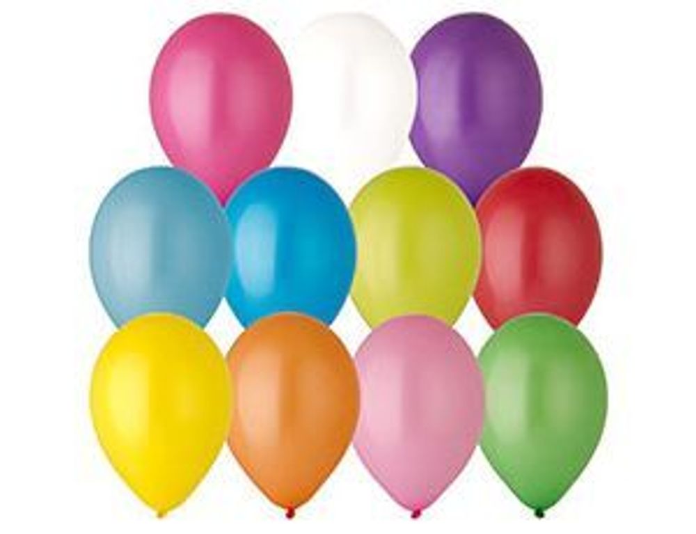 Шар (12"/30 см) Пастель Ассорти 100 шт.