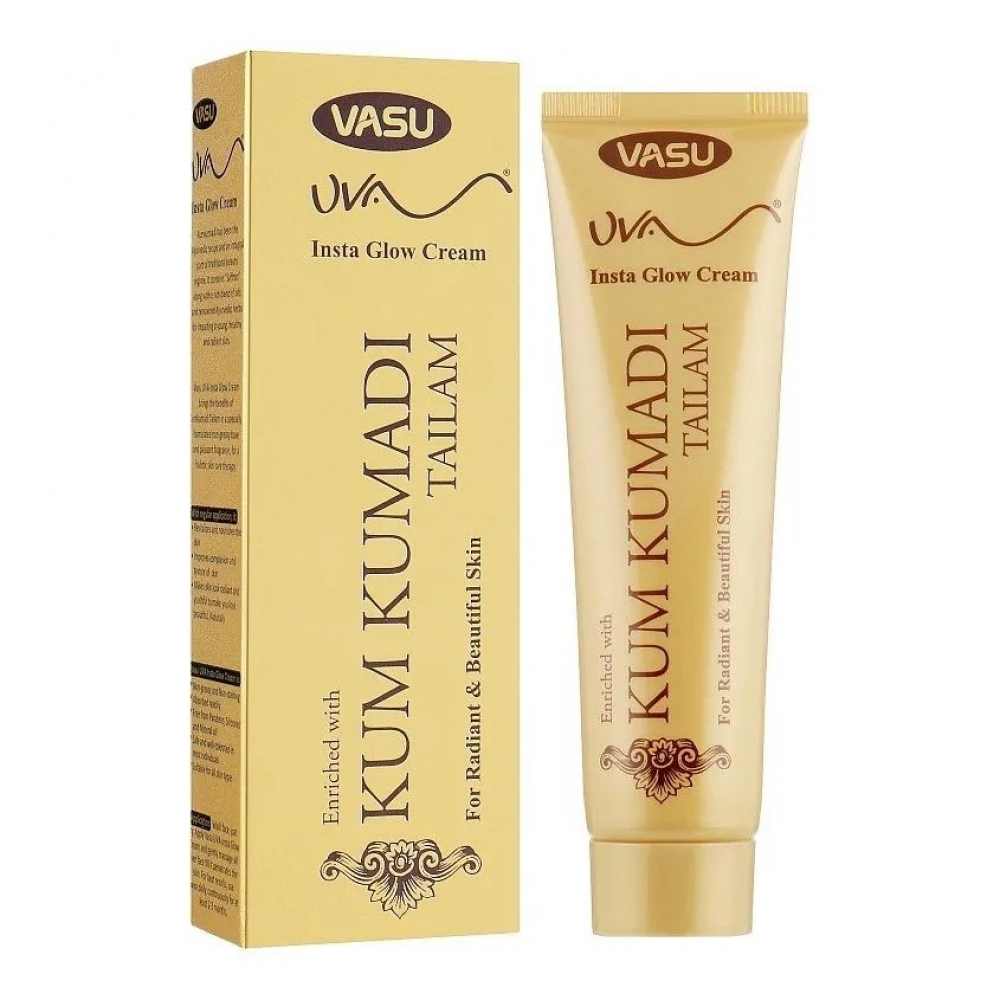 VASU Face Cream  Kum Kumadi Крем для лица Кумкумади питательный для любого типа кожи (Туба) 50г