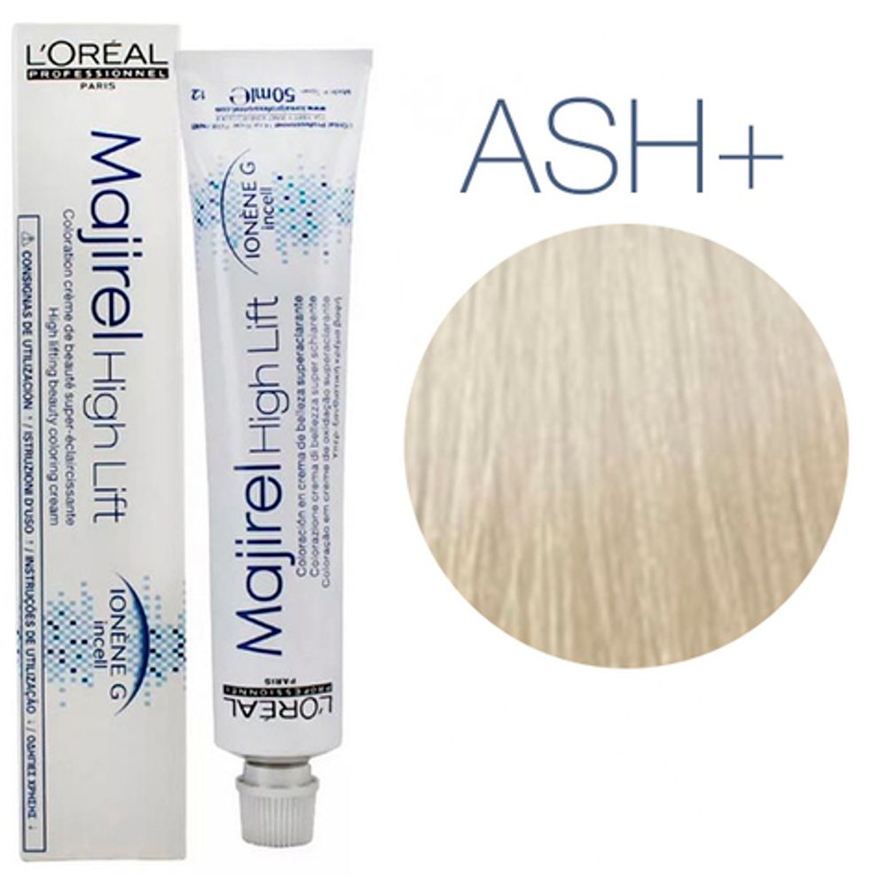 L&#39;Oreal Professionnel Majirel High Lift ASH+  Глубокий пепельный оттенок, 50мл.