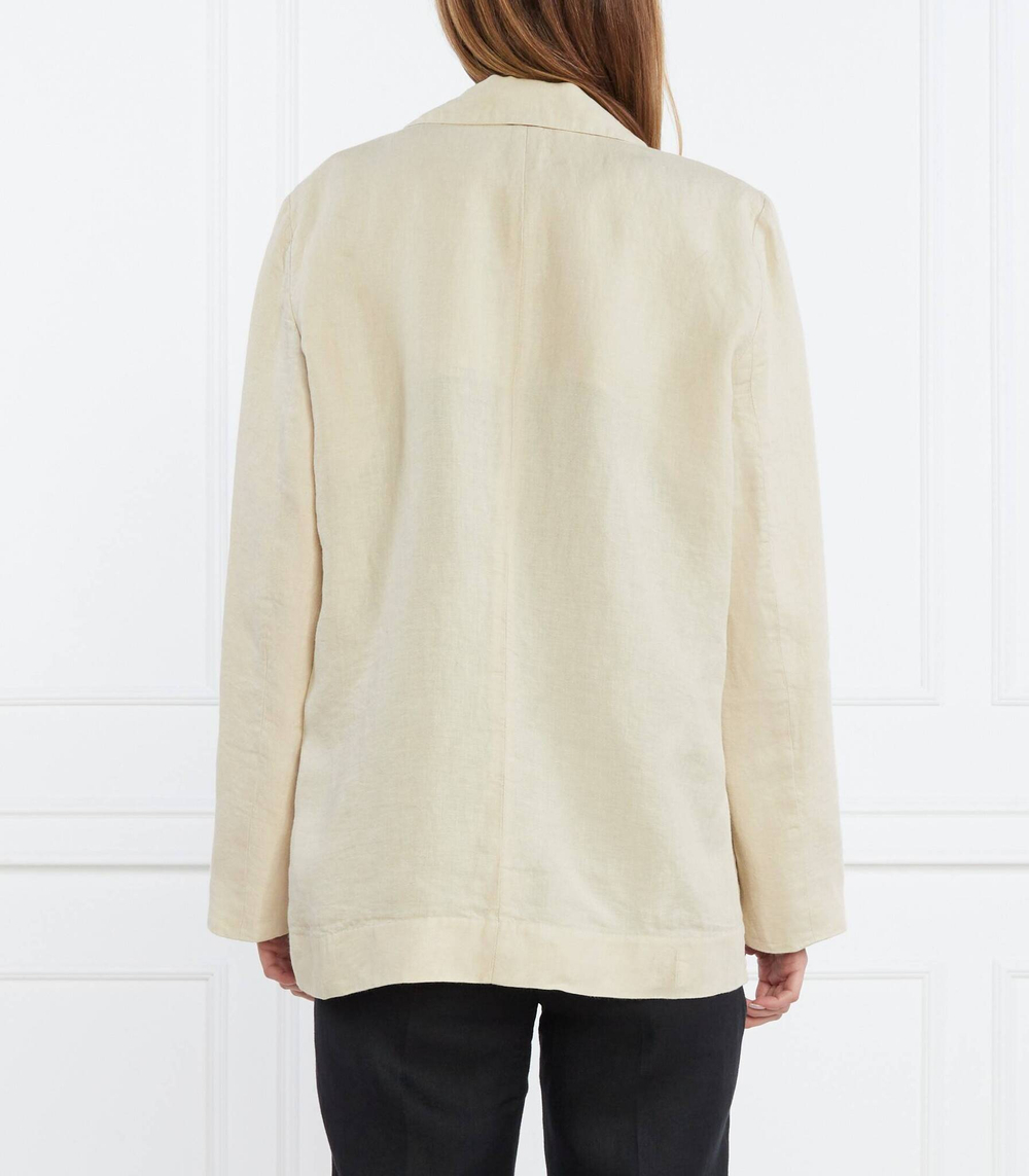 Льняный пиджак CASUAL LINEN SB BLAZER Tommy Hilfiger - кремовый(WW0WW37774)