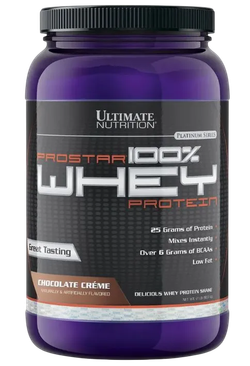 Ultimate Nutrition Prostar 100% Whey Protein 2 lb 908 g, Сывороточный протеин, Концентрат