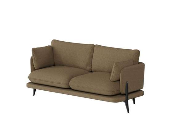 Поско Диван двухместный PSC-02 Merino 003/Металл Черный 2000*850*850