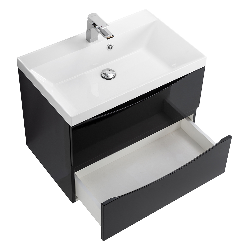 Тумба подвесная с раковиной BelBagno MARINO-600-2C-SO-NL-P