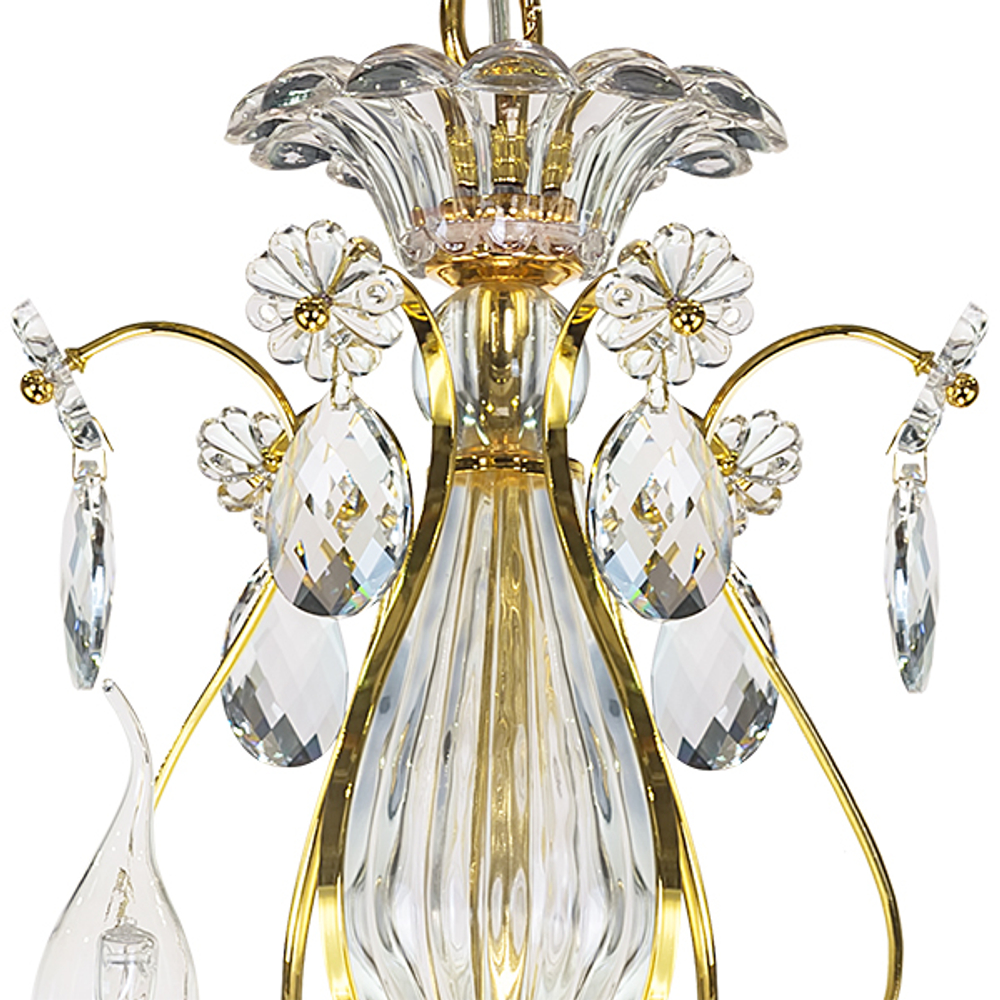 790062 Люстра SCHON 6x60W E14 ЗОЛОТО