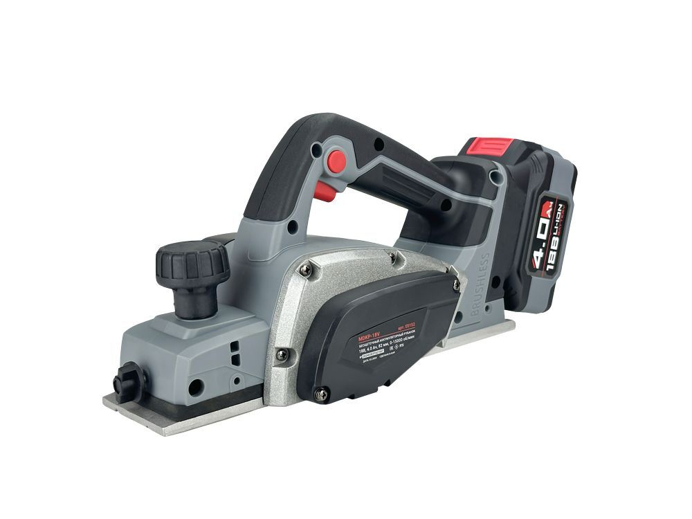 Аккумуляторный бесщеточный рубанок PROFIPOWER MDKP-18V (18В,Li-ion-1шт, 4.0Ач, З/У, в коробке)