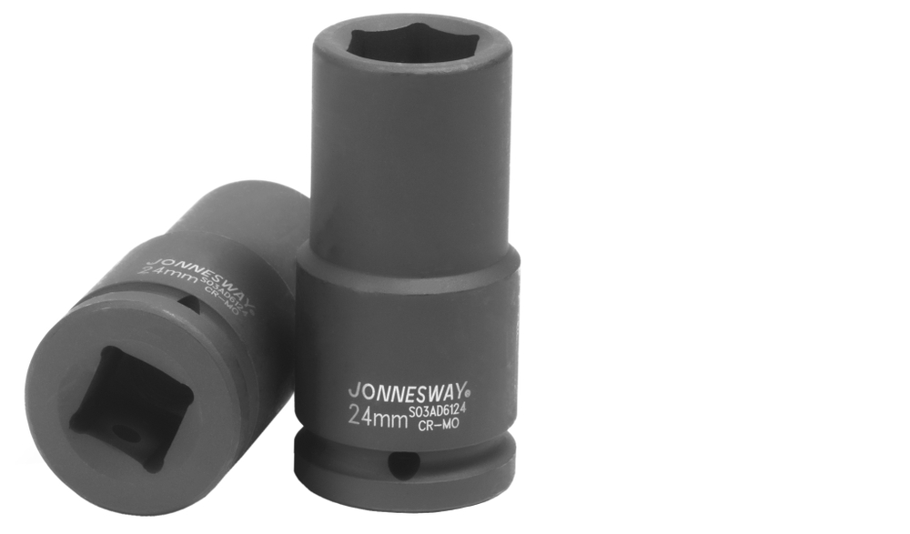 S03AD6124 Головка торцевая ударная глубокая 3/4"DR, 24 мм