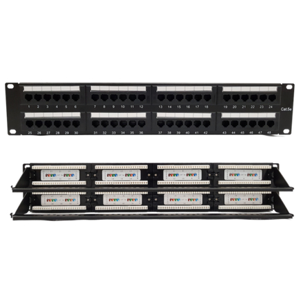 Патч-панель 2U, 48 портов SIT-PN0248