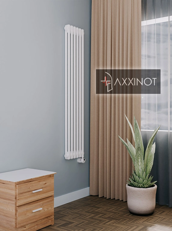 Axxinot Sentir Electric 2150 - электрический вертикальный двухтрубный трубчатый радиатор высотой 1500 мм